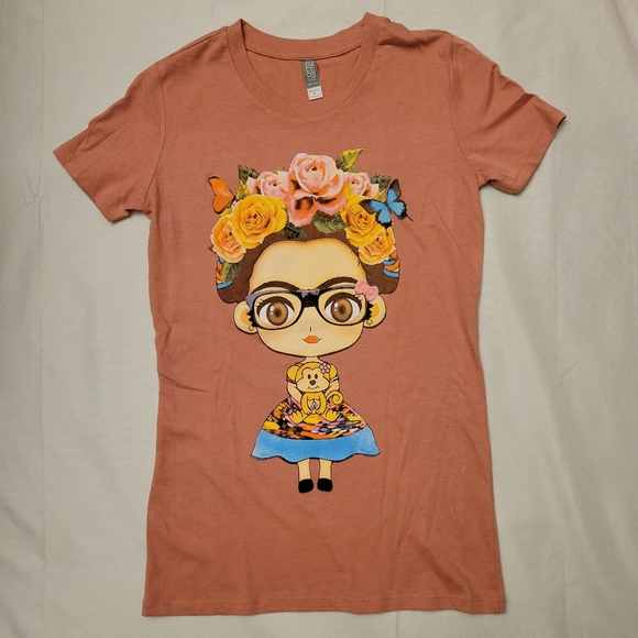 Baby Frida Kahlo Glasses Tee Size S - Picture 3 of 9